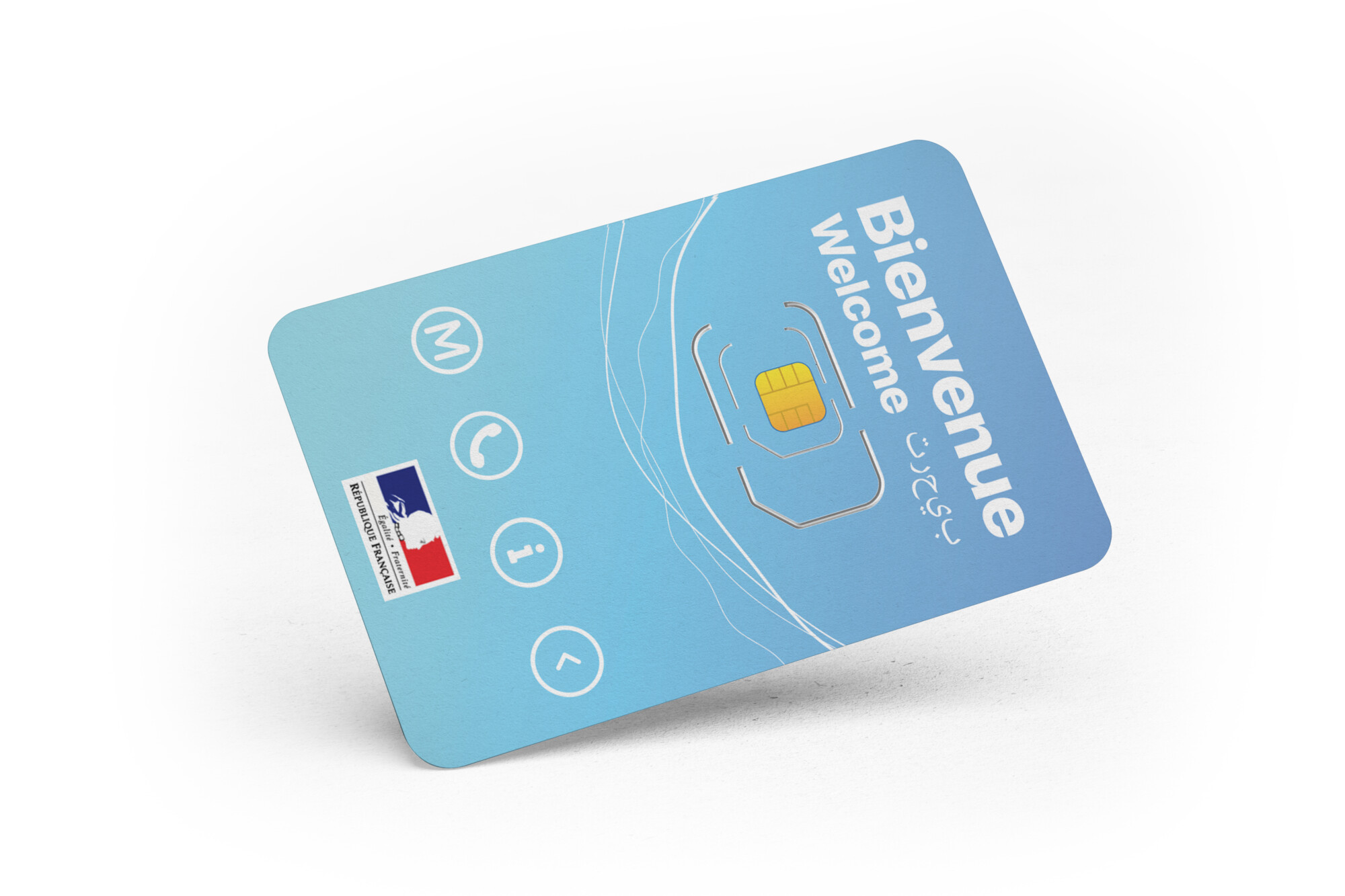 Rounded business card – Mockup